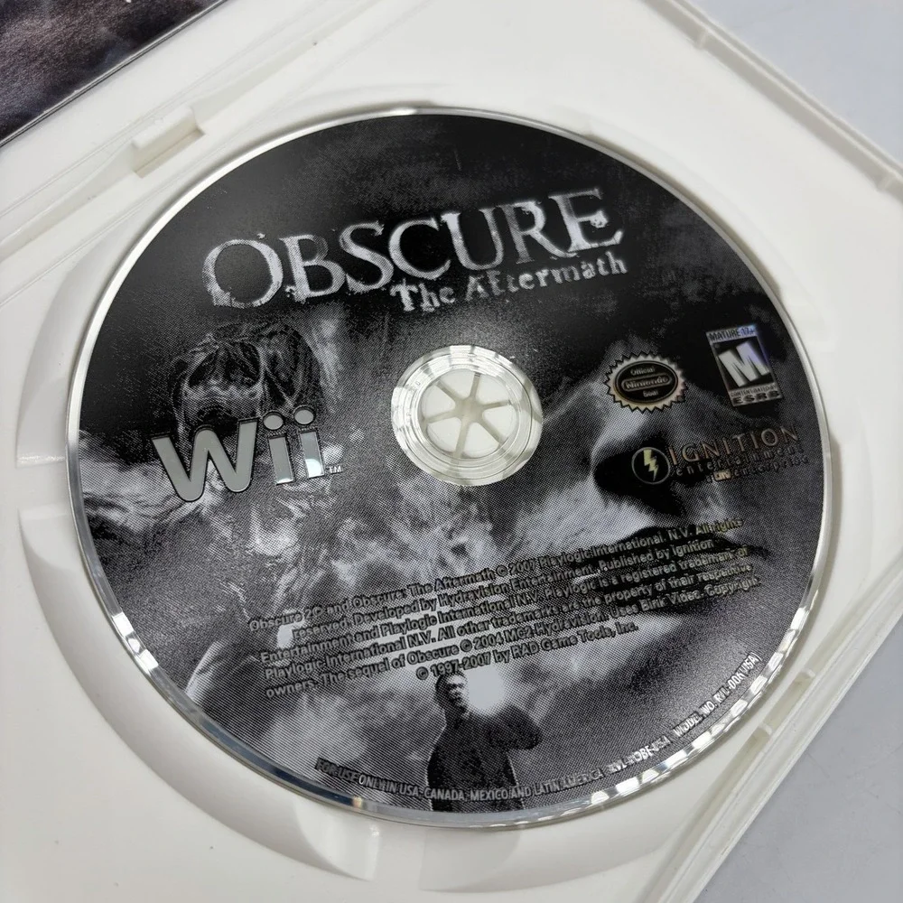 Obscure:‎ The Aftermath (Nintendo Wii, 2008) ObsCure II CIB Tested Working